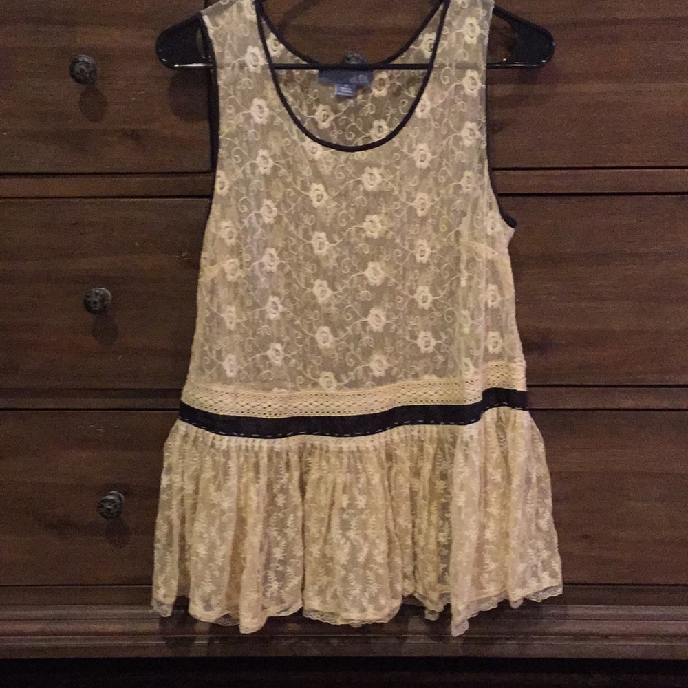 Anthropologie lace top